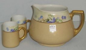 Limoges Lemonade Jug and Mugs