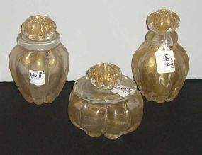 3 Pc Dresser Set Perfume Bottle