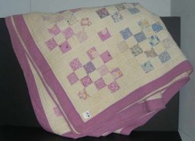 Handmade Block Pattern Quilt