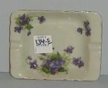 Japan Ashtray w/Violets