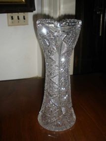 Cut Glass Vase