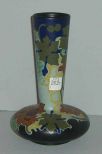 Multi-colored Gouda Holland vase - signed Regina