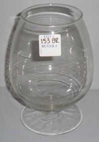 Brandy Shape Glass Vase