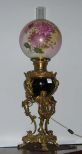 French Brass Lamp