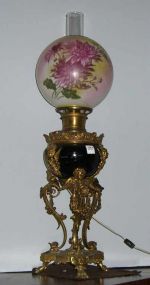 French Brass Lamp
