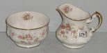 Paragon China Creamer and Sugar