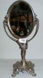 Silver Plated Shaving Mirror