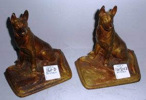 Pair of Dog Bookends