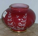 Cranberry Cased Vase