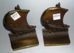 Pair of Ship Bookends