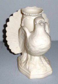 Parian Dove Candlestick Holder