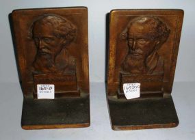 Pair of Dickens Bookends