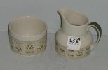 Royal Doulton Creamer and Sugar