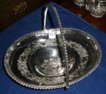 Silver Plate Footed Basket