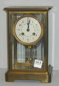 Tiffany Clock w/French Works and Mercury Pendulum