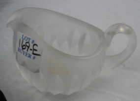 Frosted Glass Creamer