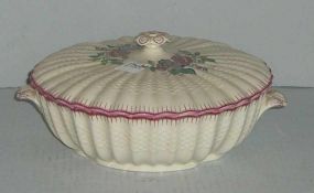 Spode English Ribbed Covered Bowl