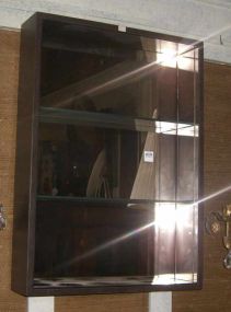 Mirrored Wall Curio Unit