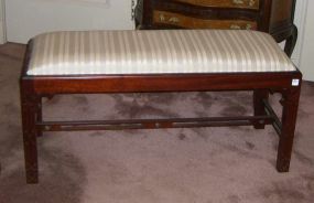 Mahogany Chinese Bench