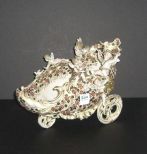 Capo Di Monte Carriage Planter with Cherubs