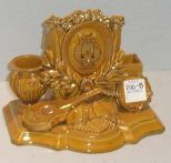 Majolica Cigar and Match Holder