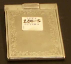 Sterling Silver Rectangular Compact