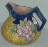 Cobalt Majolica Pitcher