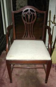 4 Mahogany Sheraton Style Dining Chairs