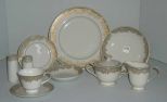 Bristol Fine China Rene Pattern 56 Pieces