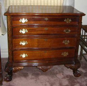 Mahogany Chippendale Style Chest of Drawers