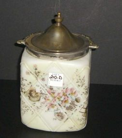 Opal Ware Biscuit Jar