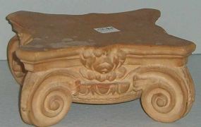 Capital #164 Fireplace White Terra Cotta Plaster