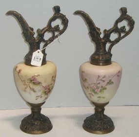 Pair Victorian Ewers