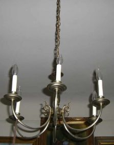 Pewter 6 Light Classic Chandelier