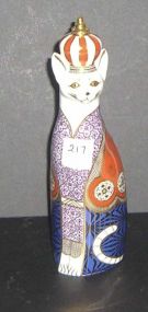 Royal Crown Derby cat - marked Royal Crown Derby Royal Cats Abyssinian 1986