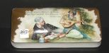 Hand Painted Covered Bavaria Box signed by M J Fischer