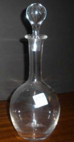 Baccarat Plain Crystal Decanter