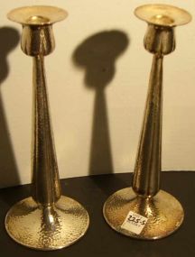 Pair of Meridian Silver Plated Candlesticks