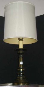 Brass Lamp with Shade