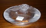 Lalique Lion Mask Ashtray