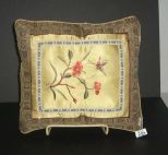 Silk on Silk Oriental Pillow