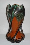 Majolica Wilhelm Schiller & Sons Czech Vase