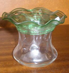 Steuben Clear Diamond Quilted Small Vase