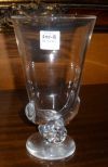 Steuben Sign Crystal Vase