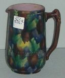 Multi Colored Majolica Pitcher