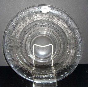 Clear Etched Center Bowl