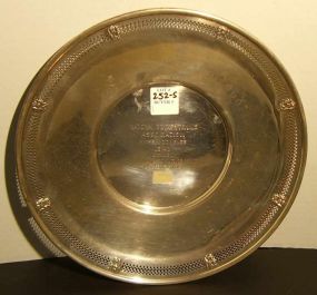 Sterling Silver Trophy Plate