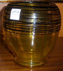 Steuben Yellow/Amber Gold Vase