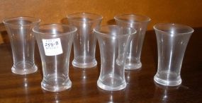 Set of 6 Crystal Steuben Juice Glasses