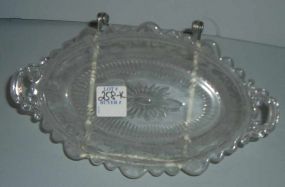 Small Clear Etched Dish